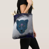 Mystieke Panter met Geode Tote Bag (Dichtbij)