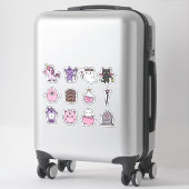 Mystieke Pastel Spoken Sticker Verzameling (Koffer)