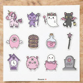 Mystieke Pastel Spoken Stickerpakket Sticker