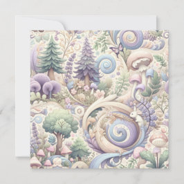 Mystieke Pastel Woodland: een cottagecore wervelin Kaart