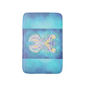 Mystieke pastelvlinder | Eetherische Boho-fantasie Badmat (Voorkant Verticaal)