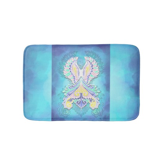Mystieke pastelvlinder | Eetherische Boho-fantasie Badmat (Voorkant)