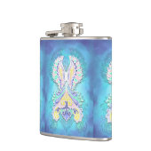 Mystieke pastelvlinder | Eetherische Boho-fantasie Heupfles (Links)