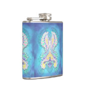 Mystieke pastelvlinder | Eetherische Boho-fantasie Heupfles (Rechts)