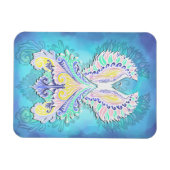 Mystieke pastelvlinder | Eetherische Boho-fantasie Magneet (Horizontaal)