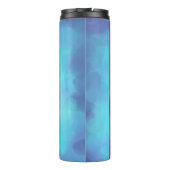 Mystieke pastelvlinder | Eetherische Boho-fantasie Thermosbeker (Achterkant)