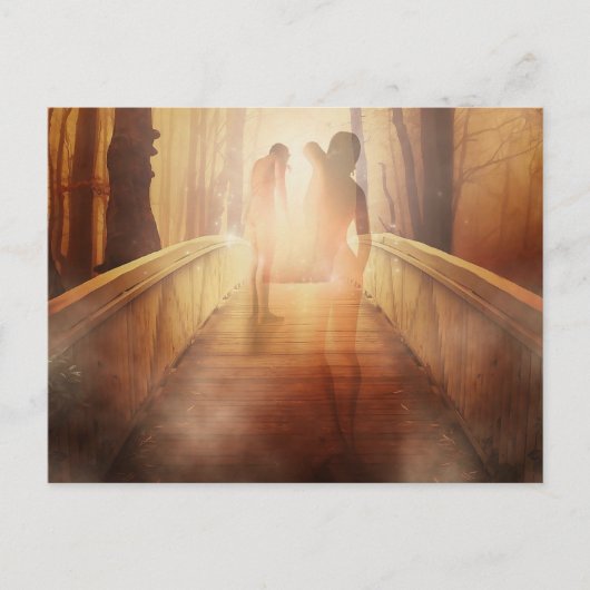 Mystieke Pathway Briefkaart (Voorkant)