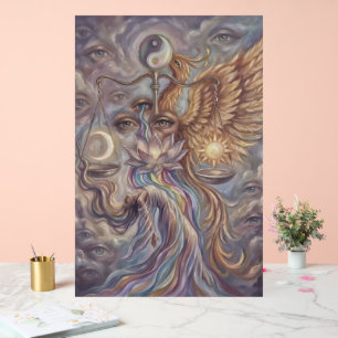Mystieke Phoenix Wedergeboorte Poster