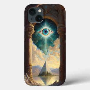 Mystieke piramide ogen Hoesje-Mate iPhone draagtas Case-Mate iPhone Case