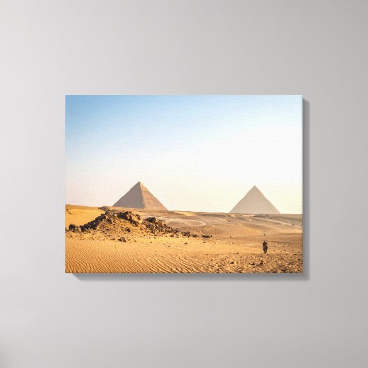 Mystieke piramides canvas afdruk (Voorkant)