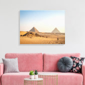 Mystieke piramides canvas afdruk (Insitu (Woonkamer))