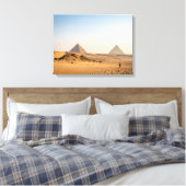 Mystieke piramides canvas afdruk (Insitu (Slaapkamer))
