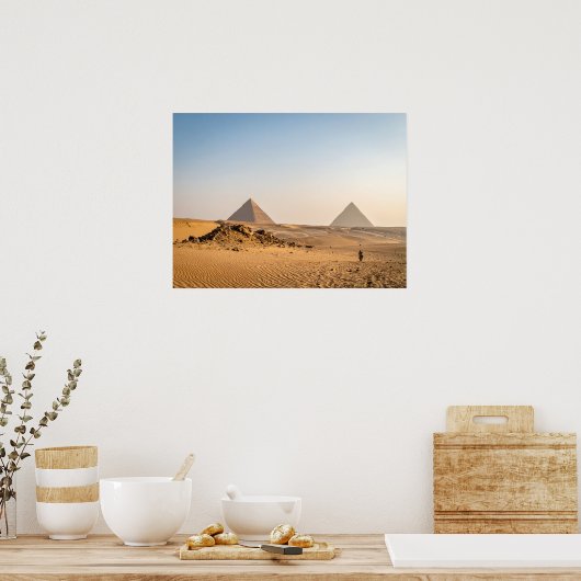Mystieke piramides poster (Keuken)