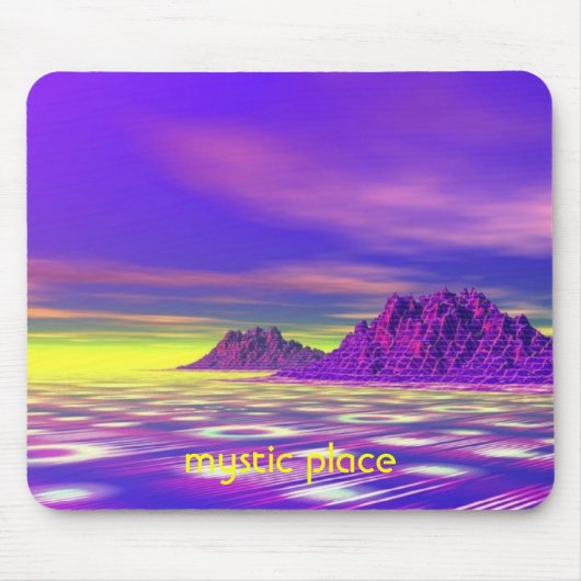 mystieke plaats, mousepad muismat (Voorkant)