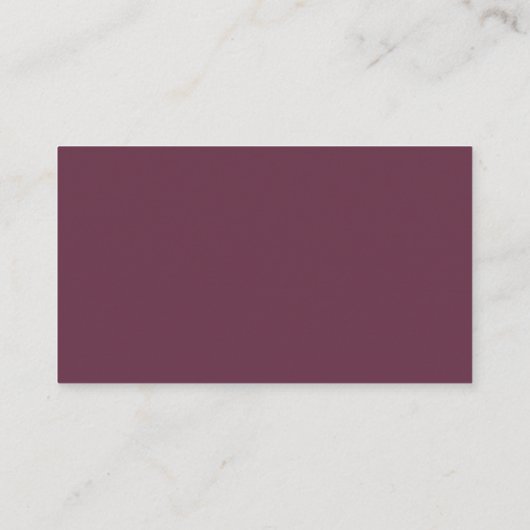 Mystieke Plum Gold Budget QR Code RSVP Informatiekaartje (Achterkant)