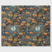 Mystieke Pompoen Dromen Wrapping Paper Cadeaupapier (Vlak)