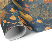 Mystieke Pompoen Dromen Wrapping Paper Cadeaupapier (Rol Hoek)