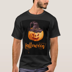 Mystieke pompoen: heks Pet en Halloween charme T-shirt