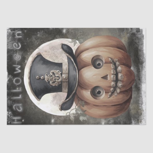 Mystieke pompoen tissuepapier (Voorkant)