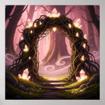Mystieke Poort van het Betoverde Bos Licht