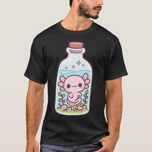 Mystieke pot Axolotl T-shirt (Voorkant)