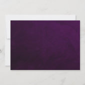 Mystieke Rainbow Deep Plum Zon Maan Star Space Save The Date (Achterkant)