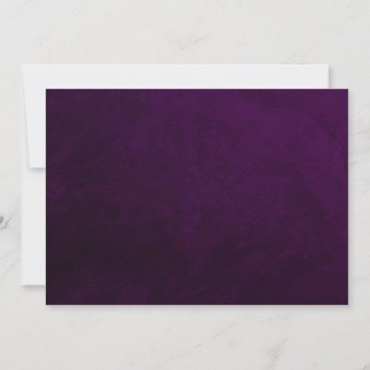 Mystieke Rainbow Deep Plum Zon Maan Star Space Save The Date (Achterkant)