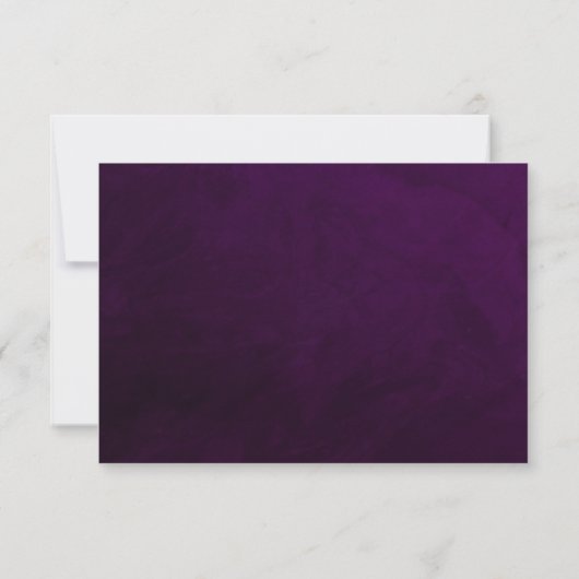 Mystieke Rainbow Deep Plum Zon Maan Star Space Save The Date (Achterkant)