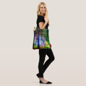 Mystieke Rainbow Forest Fantasy Art Tote Bag (Op model)