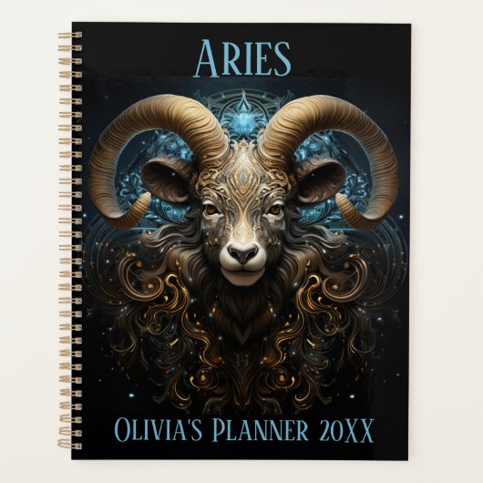Mystieke Ram Sterrenbeeld Planner (Voorkant)