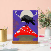 🔮 Mystieke Raven Acryl Bord (Huwelijk)
