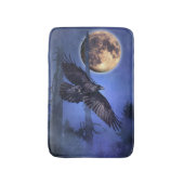 Mystieke Raven en Moon Bath Mat (Voorkant Verticaal)