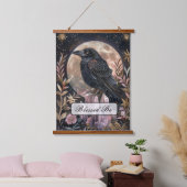 Mystieke Raven Kristal Hangend Wandkleed (Slaapkamer)