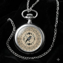 Mystieke Raven Maanfase Mandala Hemelse Kunst