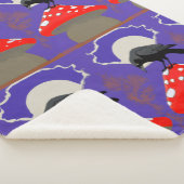 Mystieke Raven Sherpa Dekbed Sherpa Deken (3/4)