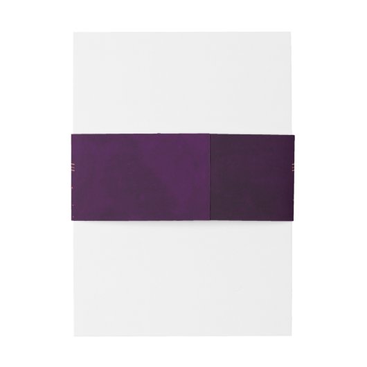 Mystieke Regenboog Diepe Pruim Zon Maan Sterren Br Uitnodigingen Wikkel (Achterkant Voorbeeld)