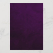 Mystieke regenboog pruim zon maan sterren bruiloft menu (Achterkant)