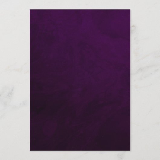 Mystieke regenboog pruim zon maan sterren bruiloft menu (Achterkant)