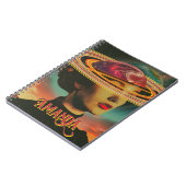 Mystieke Retro Collage Occulte Astrologie Orakel Notitieboek (Linkerzijde)