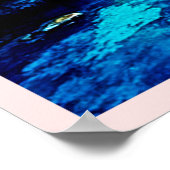 Mystieke Rivier Dromerig Bos Pad Ontwerp Poster (Hoek)