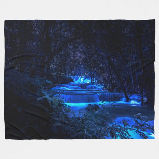 "Mystieke Rivier" Fleece Deken (Voorkant (Horizontaal))