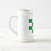 Mystieke Rode Keltische Draak Vlag van Wales Bierpul (Links)