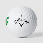 Mystieke Rode Keltische Draak Vlag van Wales Golfballen (Logo)