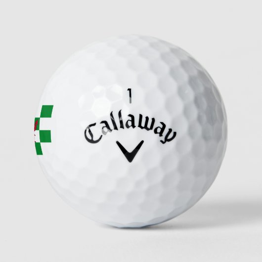 Mystieke Rode Keltische Draak Vlag van Wales Golfballen (Logo)