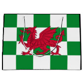 Mystieke Rode Keltische Draak Vlag van Wales Groot Cadeauzakje (Voorkant)