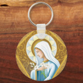 Mystieke Roos Sleutelhanger (Voorkant)