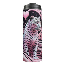Mystieke Roze Luipaard Thermosbeker
