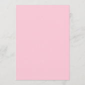 Mystieke Roze Paarse Zon Maan Sterren Huwelijk Menu (Achterkant)