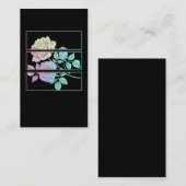 Mystieke Rozen Pastel Gothic Wicca occult Witchcra Visitekaartje (Voorkant / Achterkant)