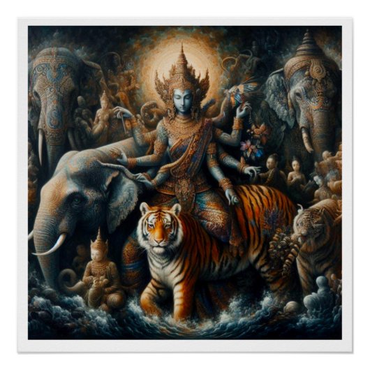 Mystieke scène van spiritueel perfect poster (Voorkant)